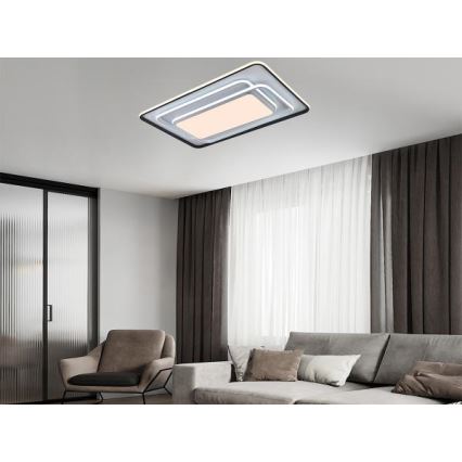 Ściemnialna oprawa sufitowa LED 220W/230V 3000-6500K + pilot zdalnego sterowania