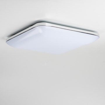 Ściemnialna oprawa sufitowa LED/42W/230V 3000-6500K 49x49 cm biała + pilot zdalnego sterowania