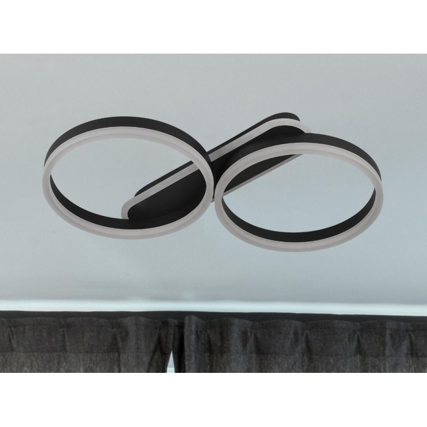 Ściemnialna oprawa sufitowa LED/60W/230V 3000-6500K + pilot zdalnego sterowania