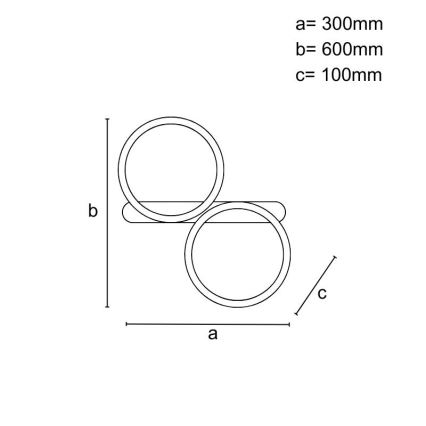 Ściemnialna oprawa sufitowa LED/60W/230V 3000-6500K + pilot zdalnego sterowania