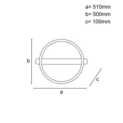 Ściemnialna oprawa sufitowa LED/60W/230V 3000-6500K + zdalne sterowanie