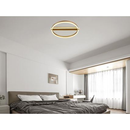 Ściemnialna oprawa sufitowa LED/60W/230V 3000-6500K + zdalne sterowanie