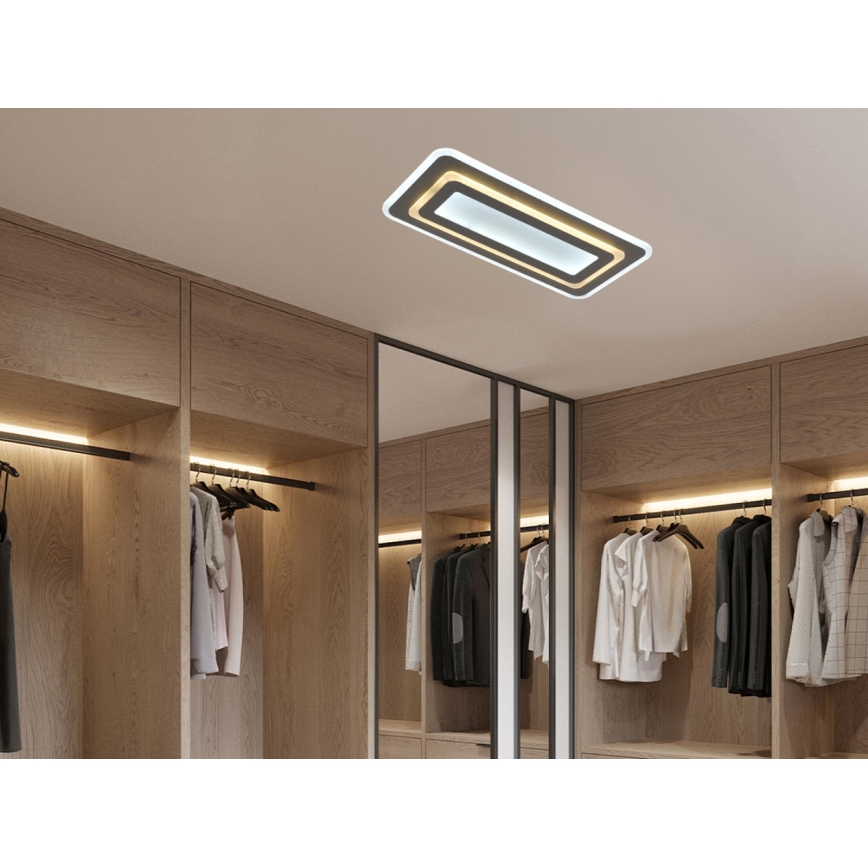 Ściemnialna lampa sufitowa LED/85W/230V 3000-6500K szara + pilot zdalnego sterowania