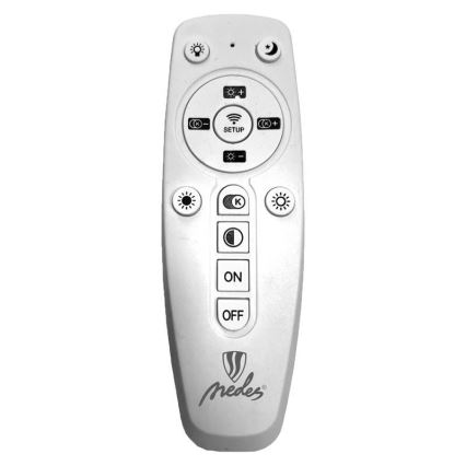 Ściemnialna lampa sufitowa LED/85W/230V 3000-6500K szara + pilot zdalnego sterowania