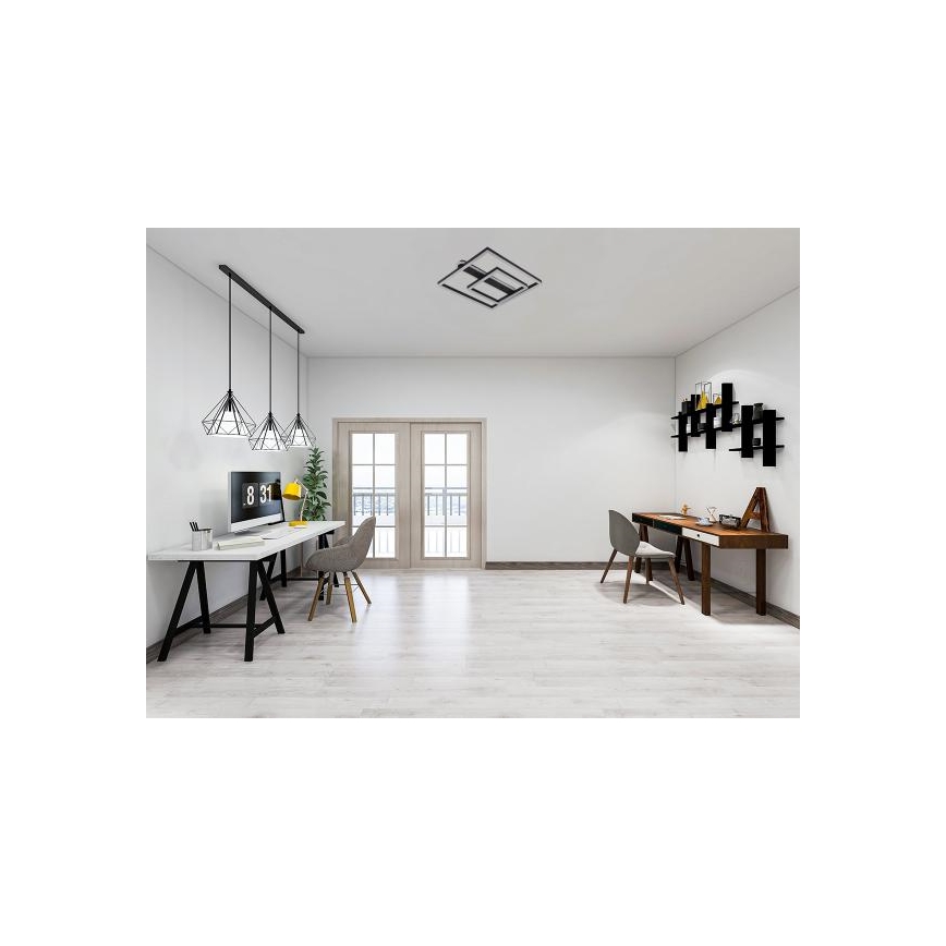 Ściemnialna oprawa sufitowa LED/95W/230V 3000-6500K + pilot zdalnego sterowania