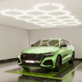Ściemnialna oprawa sufitowa LED HEXAGON LED/570W/85-265V 5000K 522x298 cm CRI 90 IP54 biała