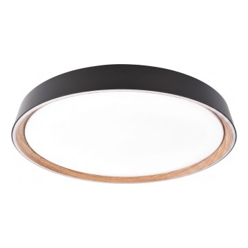 Ściemnialna oprawa sufitowa LED ILVI LED/30W/230V 2700-6500K śr. 40 cm czarna/beżowa + pilot zdalnego sterowania