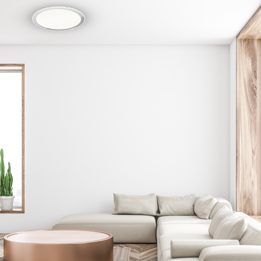 Ściemnialna oprawa sufitowa LED LAYLA z pilotem zdalnego sterowania LED/66W/230V