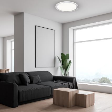 Ściemnialna oprawa sufitowa LED LAYLA z pilotem zdalnego sterowania LED/66W/230V