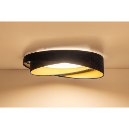 Ściemnialna lampa sufitowa LED SMART GALAXY MODERN LED/24W/230V 3000-6500K śr. 55 cm niebieska/złota + pilot zdalnego sterowania