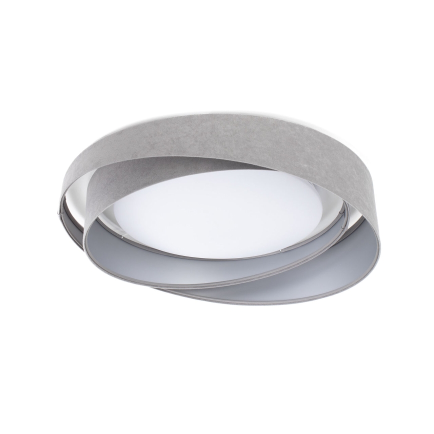 Ściemnialna lampa sufitowa SMART GALAXY MODERN LED/24W/230V 3000-6500K śr. 55 cm szary/srebrny + pilot zdalnego sterowania