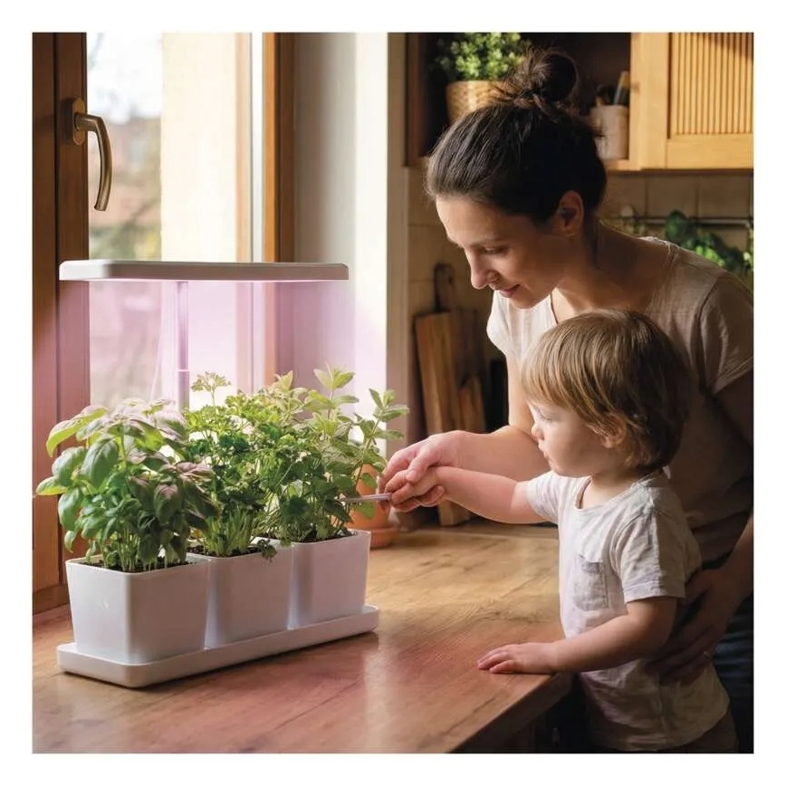 Ściemnialna wewnętrzna lampa LED do uprawy roślin GROW LED/7W/5V