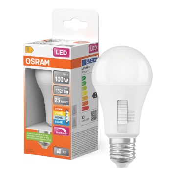 Ściemnialna żarówka LED CLASSIC A60 E27/13W/230V 2700/3000/4000/6500K - Osram