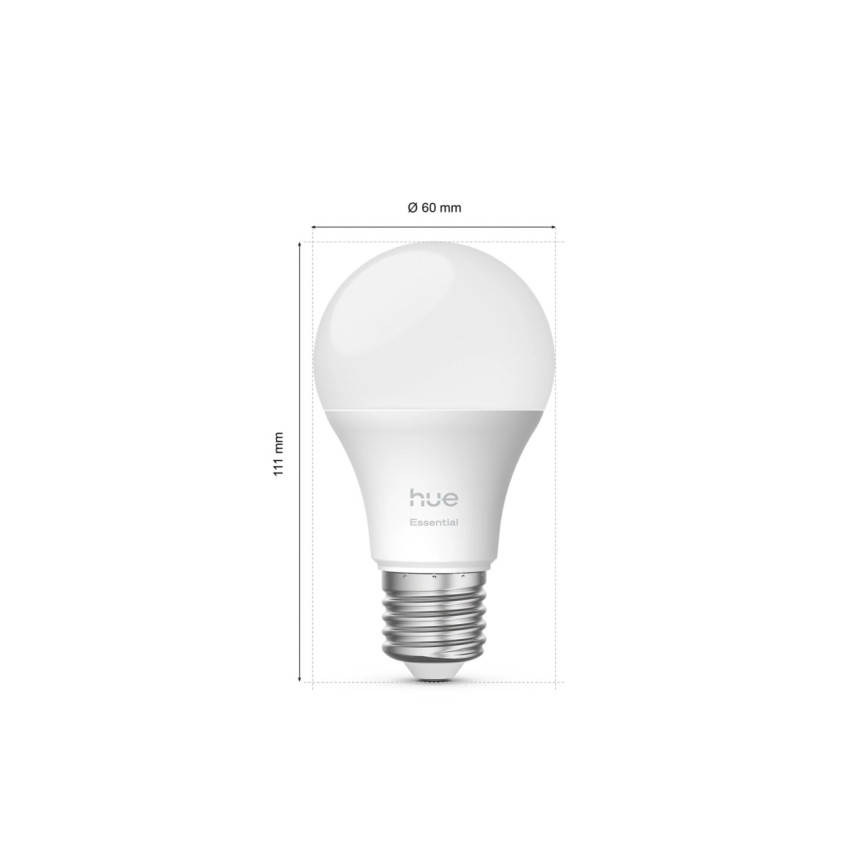 Ściemnialna żarówka LED Philips Hue White And Color Ambiance Essential E27/8W/230V 2200-6500K