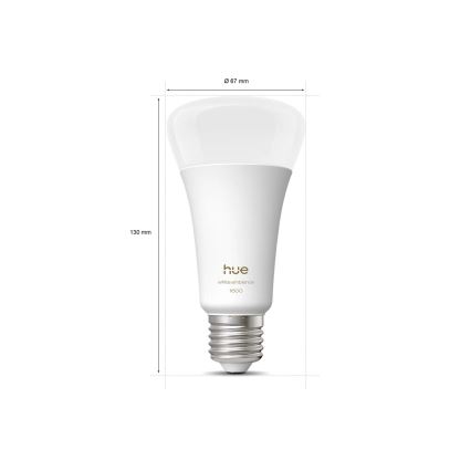 Ściemnialna żarówka LED Philips Hue WHITE AMBIANCE E27/11,8W/230V 1000-20000K