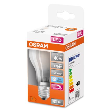 Ściemnialna żarówka LED SUPERSTAR CLASSIC A60 E27/4,8W/230V 4000K - Osram