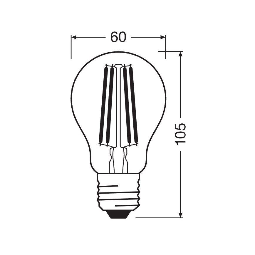 Ściemnialna żarówka LED SUPERSTAR VINTAGE E27/11W/230V 4000K - Osram