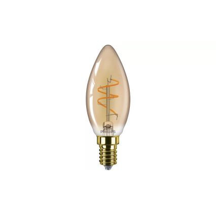 Ściemnialna żarówka LED VINTAGE Philips B35 E14/2,7W/230V 1800K CRI 90