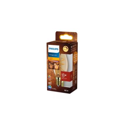 Ściemnialna żarówka LED VINTAGE Philips B35 E14/2,7W/230V 1800K CRI 90