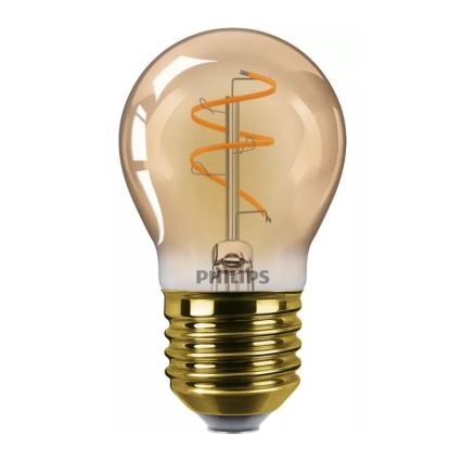 Ściemnialna żarówka LED VINTAGE Philips P45 E27/3,1W/230V 2200K CRI 90