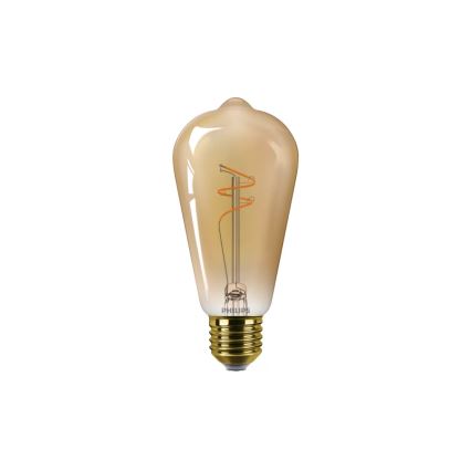 Ściemnialna żarówka LED VINTAGE Philips ST64 E27/3,1W/230V 1800K