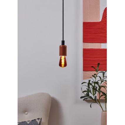 Ściemnialna żarówka LED VINTAGE ST48 E27/4W/230V 2000K czerwona - Eglo 110199