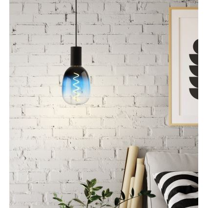 Ściemnialna żarówka LED VINTAGE T120 E27/4W/230V 2000K niebieska - Eglo 110224