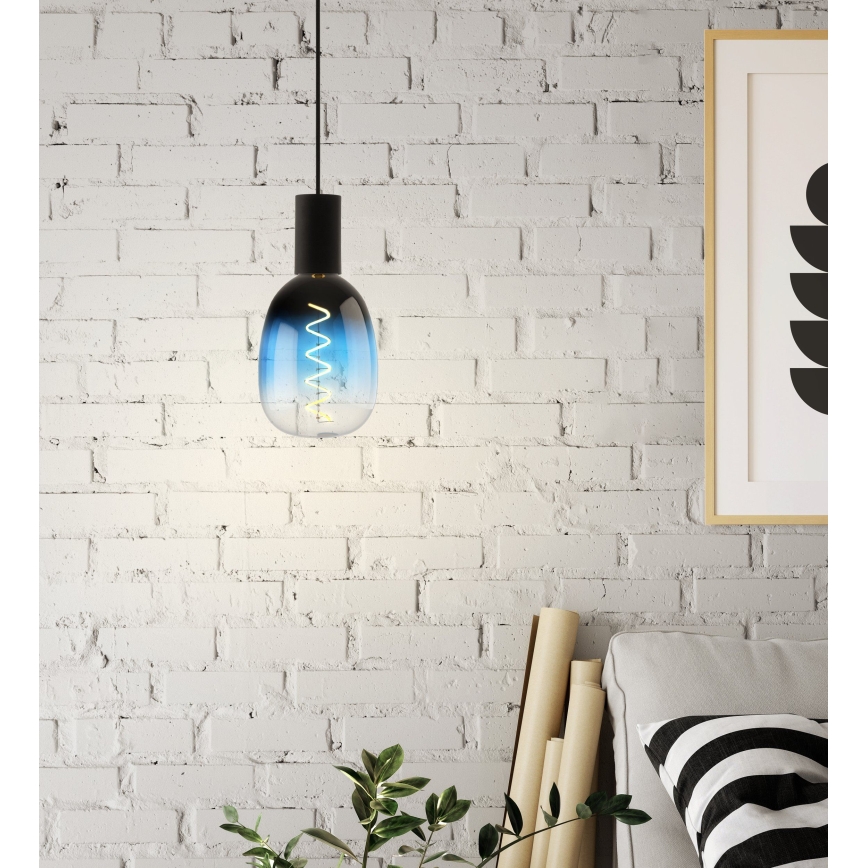 Ściemnialna żarówka LED VINTAGE T120 E27/4W/230V 2000K niebieska - Eglo 110224