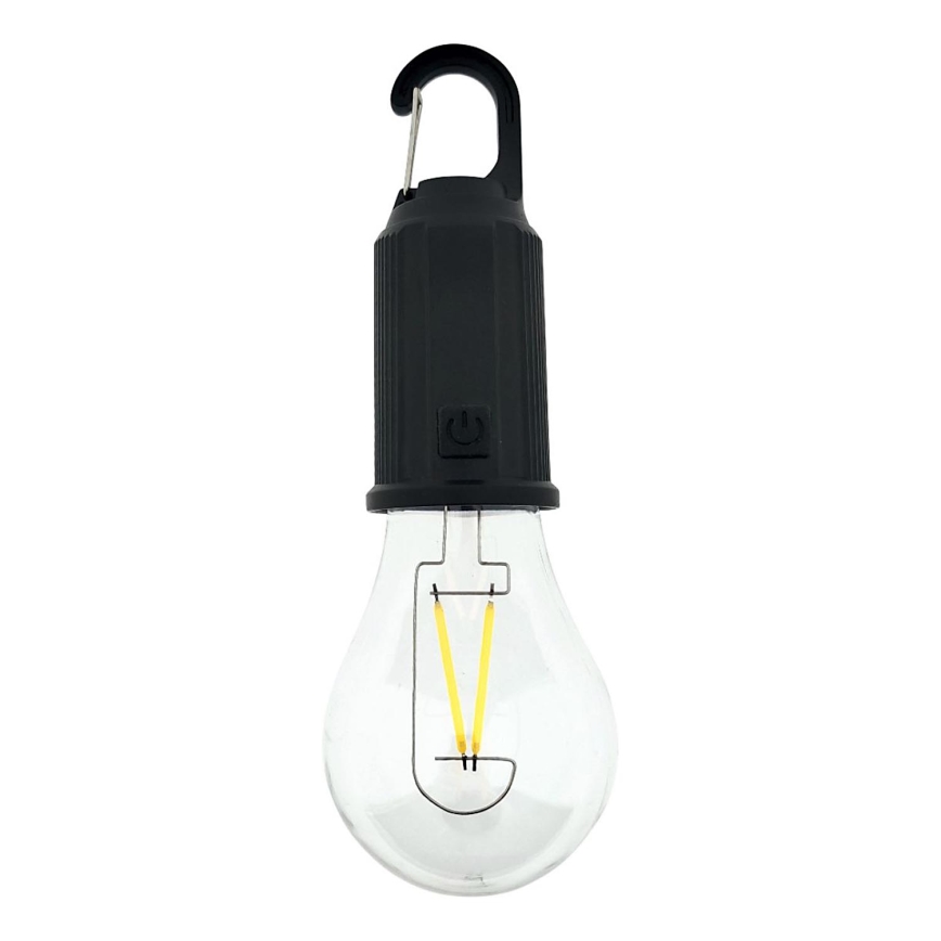Ściemnialna zewnętrzna wisząca lampa ładowalna LED/3W/5V 400 mAh IP44