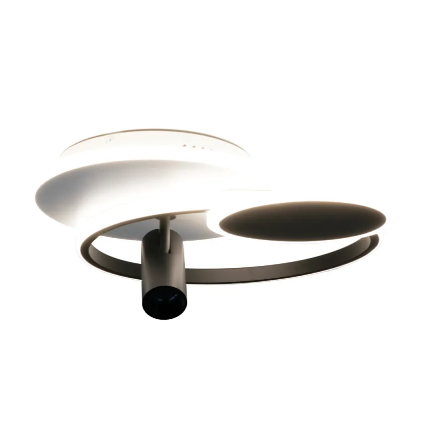 Ściemnialne oświetlenie LED LED/65W/230V 3000-6500K biały/czarny + pilot zdalnego sterowania