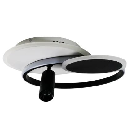 Ściemnialne oświetlenie LED LED/65W/230V 3000-6500K biały/czarny + pilot zdalnego sterowania