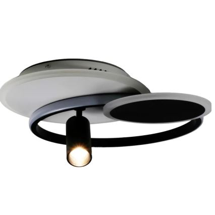 Ściemnialne oświetlenie LED LED/65W/230V 3000-6500K biały/czarny + pilot zdalnego sterowania