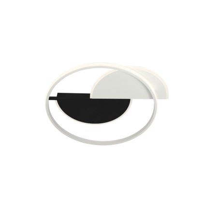 LED Plafon ściemnialny LED/70W/230V 3000-6500K biały/czarny + pilot zdalnego sterowania