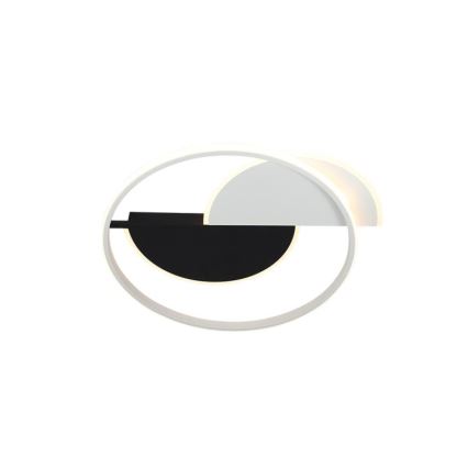 LED Plafon ściemnialny LED/70W/230V 3000-6500K biały/czarny + pilot zdalnego sterowania