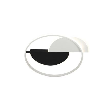 LED Plafon ściemnialny LED/70W/230V 3000-6500K biały/czarny + pilot zdalnego sterowania