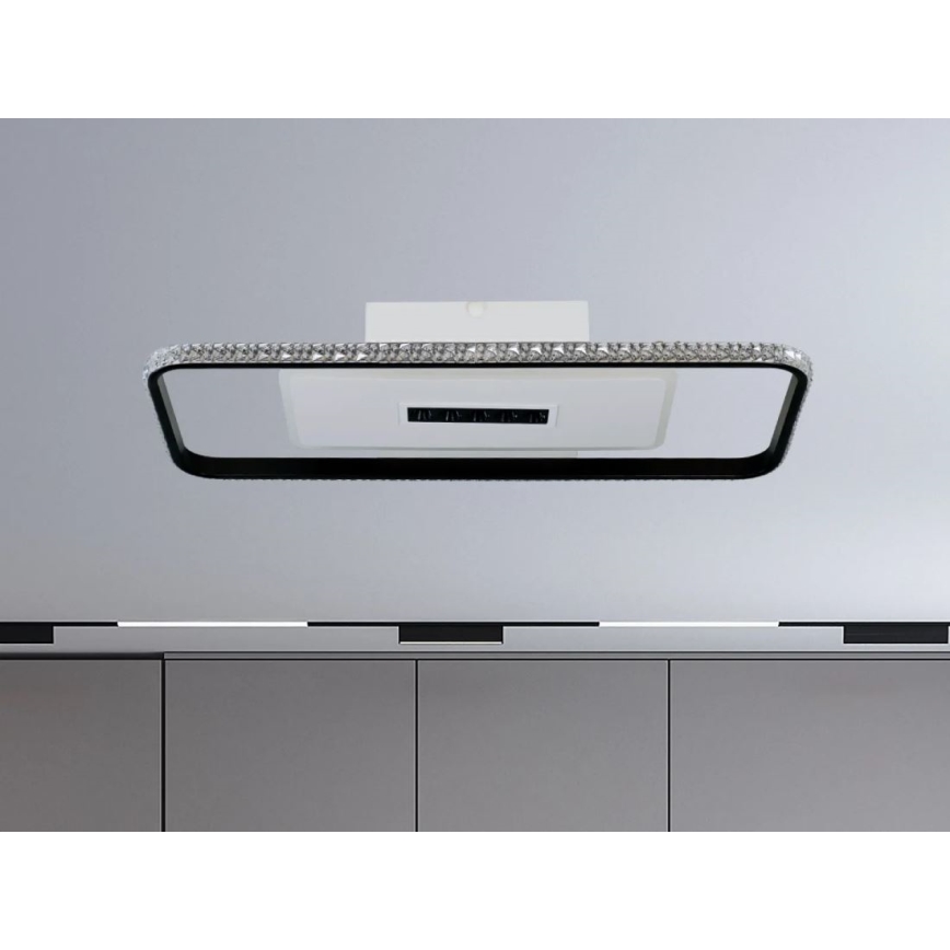 Ściemnialne oświetlenie LED LED/75W/230V 3000-6500K biały/czarny + pilot zdalnego sterowania