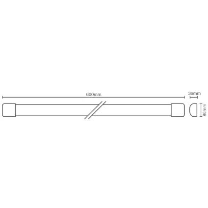 Ściemnialne oświetlenie podszafkowe LED z czujnikiem LED/20W/230V 4000K IP40