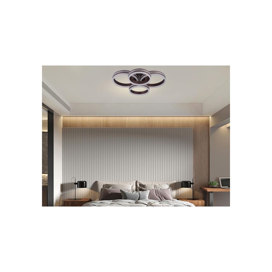 Ściemnialny natynkowy żyrandol LED 150W/230V 3000-6500K + pilot zdalnego sterowania