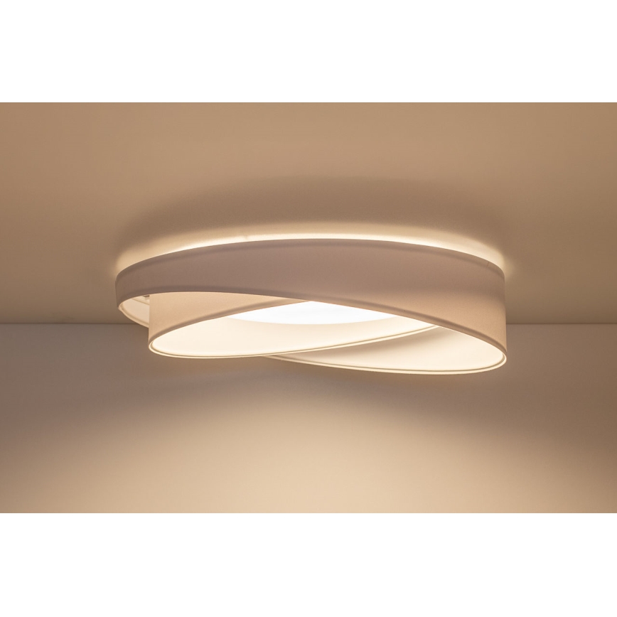 Ściemnialna oprawa sufitowa LED SMART GALAXY MODERN LED/24W/230V 3000-6500K śr. 55 cm biała + pilot zdalnego sterowania