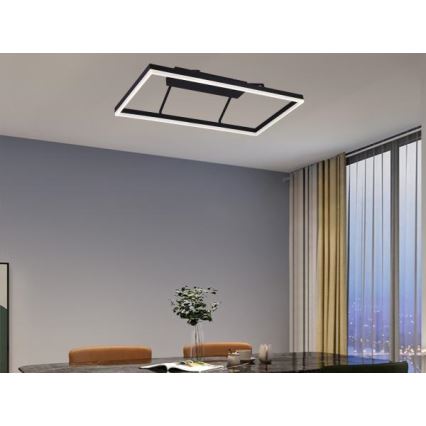 Ściemnialny plafon natynkowy LED 55W/230V 3000-6500K + zdalne sterowanie