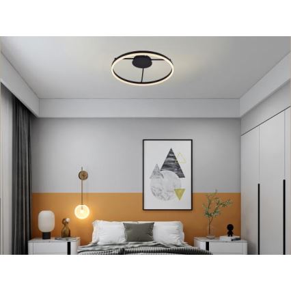 Ściemnialny plafon sufitowy LED/55W/230V 3000-6500K + pilot zdalnego sterowania