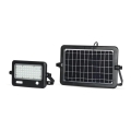 Ściemnialny solarny reflektor LED z czujnikiem LED/10W/3,7V 4000K IP65 7200 mAh + port USB