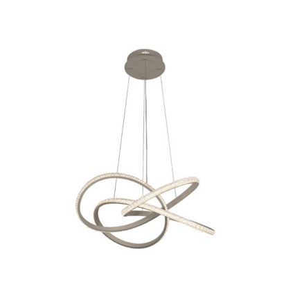 Ściemnialny żyrandol LED na lince LED/95W/230V 3000-6500K śr. 57 cm + pilot zdalnego sterowania