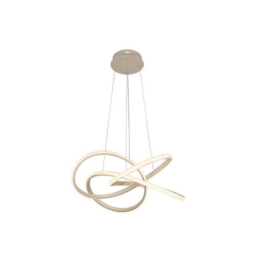 Ściemnialny żyrandol LED na lince LED/95W/230V 3000-6500K śr. 57 cm + pilot zdalnego sterowania