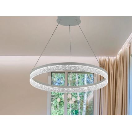 Ściemnialny żyrandol LED na lince ALIANZ LED/45W/230V 3000-6000K śr. 60 cm + pilot zdalnego sterowania