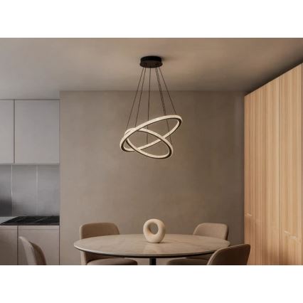 Ściemnialny żyrandol LED na lince LED/150W/230V 3000-6500K + zdalne sterowanie