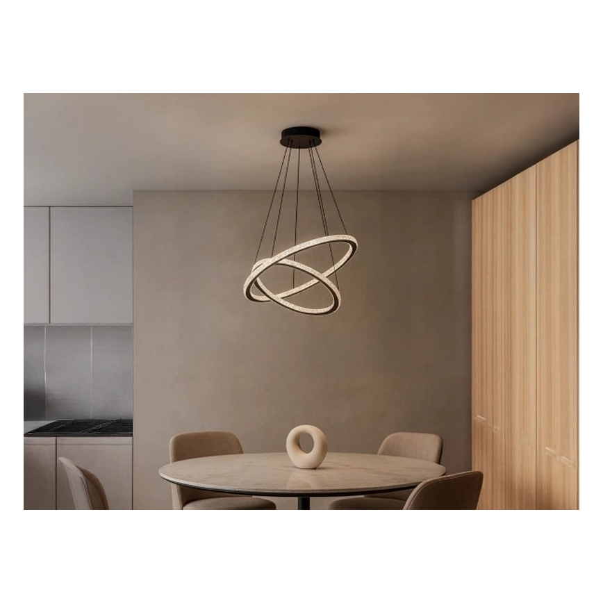 Ściemnialny żyrandol LED na lince LED/150W/230V 3000-6500K + zdalne sterowanie