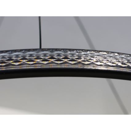 LED ściemnialny żyrandol wiszący na lince LED/55W/230V 3000–6500K, średnica 60 cm + pilot zdalnego sterowania