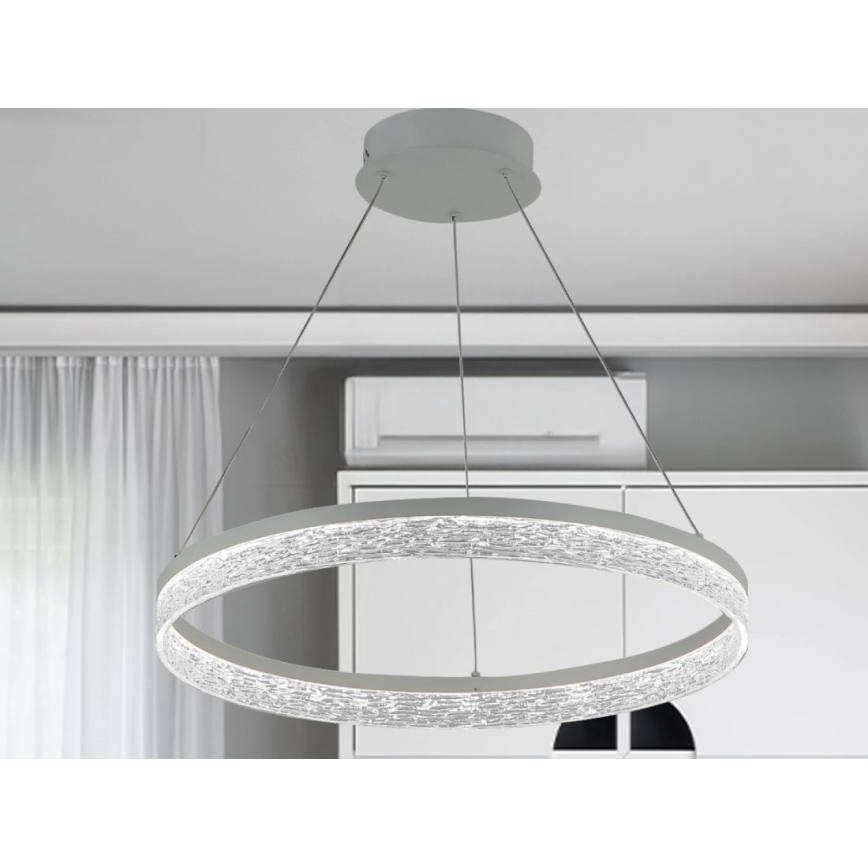 Ściemnialny żyrandol LED na przewodzie ALIANZ LED/60W/230V 3000-6000K śr. 80 cm + zdalne sterowanie