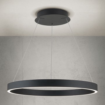 ściemnialny żyrandol LED na linkach KOLK LED/60W/230V 2700/3000/4000K śr. 60 cm czarny